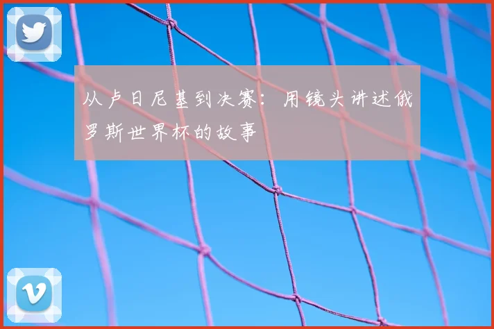 从卢日尼基到决赛：用镜头讲述俄罗斯世界杯的故事