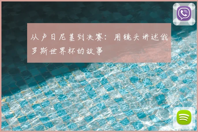 从卢日尼基到决赛：用镜头讲述俄罗斯世界杯的故事