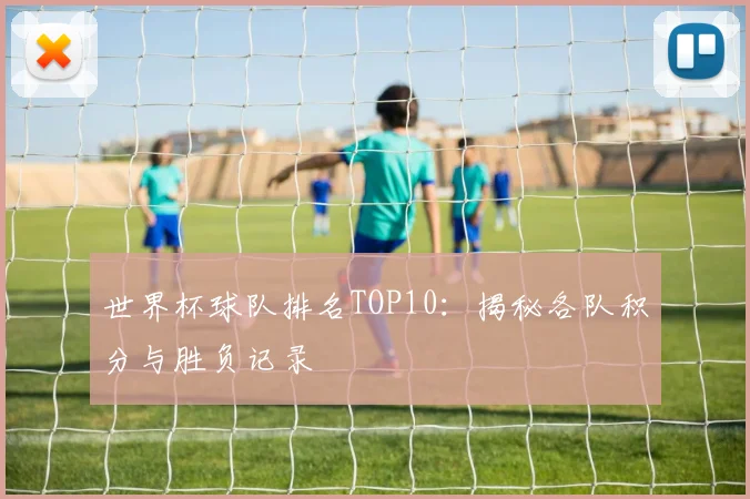 世界杯球队排名TOP10：揭秘各队积分与胜负记录